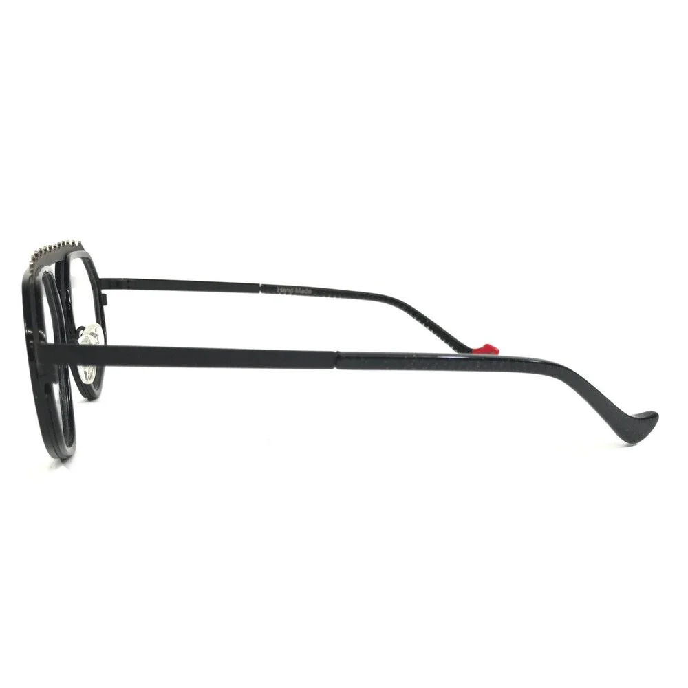 BOZ by J.F. Rey Eyeglasses Frames MICHELE 0005 Shiny Black Gray Gold 53-16-140